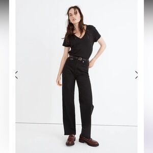 The Petite Perfect Vintage Wide-Leg Jean in Belmere Wash, 28 Petite